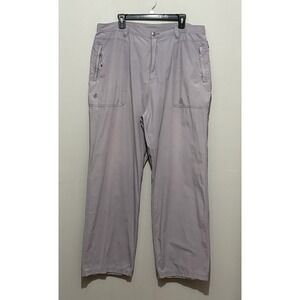 Rocawear Men's Cargo Pants Gray Ripstop Cotton Zip Pockets Size 42x34 Y2K‎ Style